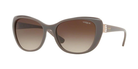 Vogue BELLO VO5194SB Butterfly Sunglasses  259613-OPAL MUD 57-18-135 - Color Map brown