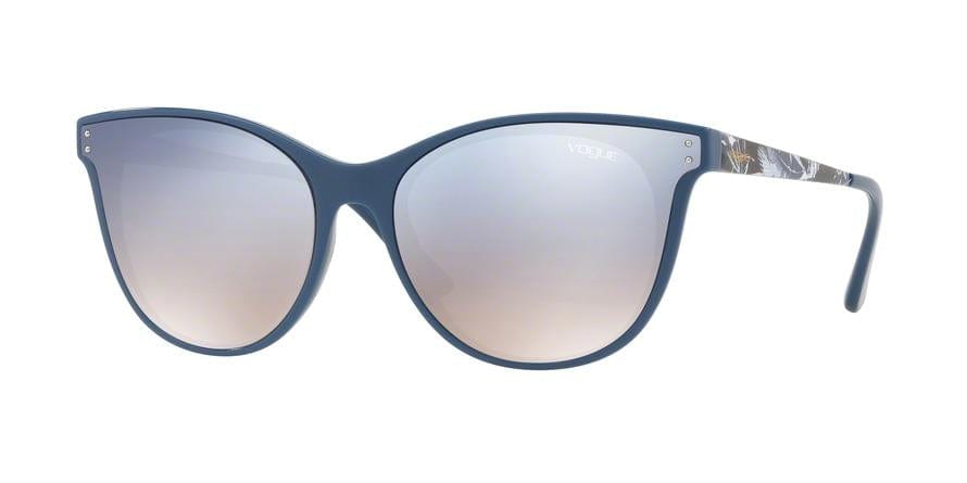 Vogue VO5205S Butterfly Sunglasses  24167B-BLUETTE 62-17-140 - Color Map blue
