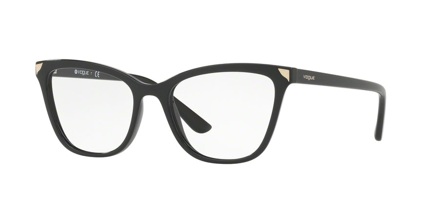 Vogue VO5206 Cat Eye Eyeglasses  W44-BLACK 53-17-140 - Color Map black