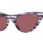 Vogue VO5211SM Cat Eye Sunglasses  286869-PINK STRIPED BLUE 54-20-140 - Color Map pink