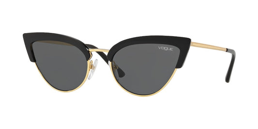 Vogue VO5212S Cat Eye Sunglasses  W44/87-TOP BLACK/GOLD 55-19-140 - Color Map black