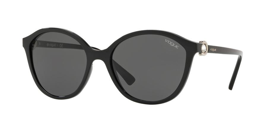 Vogue VO5229SB Oval Sunglasses  W44/87-BLACK 57-18-140 - Color Map black