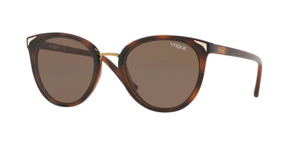 Vogue VO5230S Butterfly Sunglasses  238673-TOP HAVANA/ BROWN TRANSPARENT 54-21-140 - Color Map havana