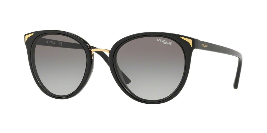 Vogue VO5230S Butterfly Sunglasses  W44/11-BLACK 54-21-140 - Color Map black