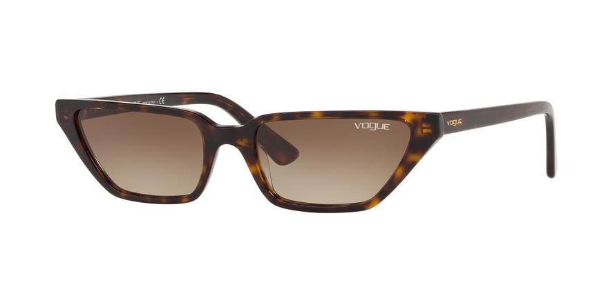 Vogue VO5235S Cat Eye Sunglasses  W65613-DARK HAVANA 53-17-140 - Color Map havana
