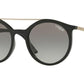 Vogue VO5242S Round Sunglasses  W44/11-BLACK 50-20-140 - Color Map black