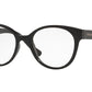 Vogue VO5244 Round Eyeglasses  W44-TOP BLACK/SERIGRAPHY 49-17-140 - Color Map black