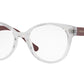 Vogue VO5244 Round Eyeglasses  W745-TRANSPARENT 49-17-140 - Color Map clear