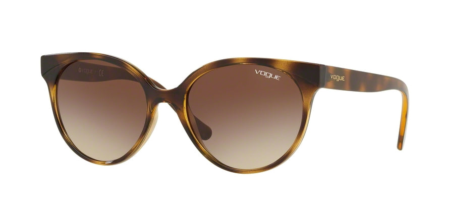 Vogue VO5246S Round Sunglasses  W65613-DARK HAVANA 53-17-140 - Color Map havana