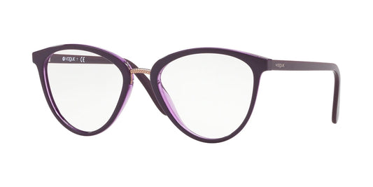 Vogue VO5259 Round Eyeglasses  2409-TOP VIOLET/VIOLET TRANSP 51-19-140 - Color Map violet