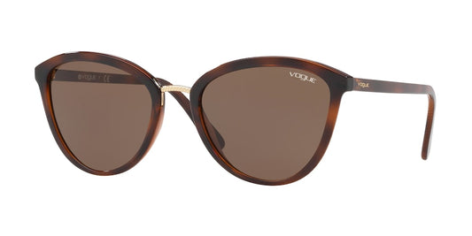 Vogue VO5270S Cat Eye Sunglasses  238673-TOP HAVANA/ BROWN TRANSPARENT 57-21-140 - Color Map havana