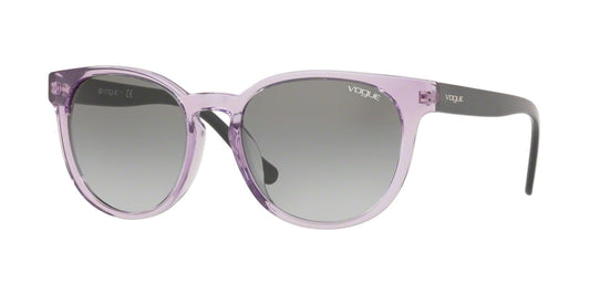 Vogue VO5271SF Square Sunglasses  268611-TRANSPARENT VIOLET 55-19-140 - Color Map violet