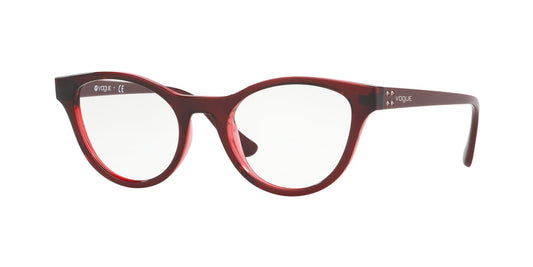 Vogue VO5274B Cat Eye Eyeglasses  2636-TOP BORDEAUX/TRANSPARENT RED 51-19-140 - Color Map bordeaux