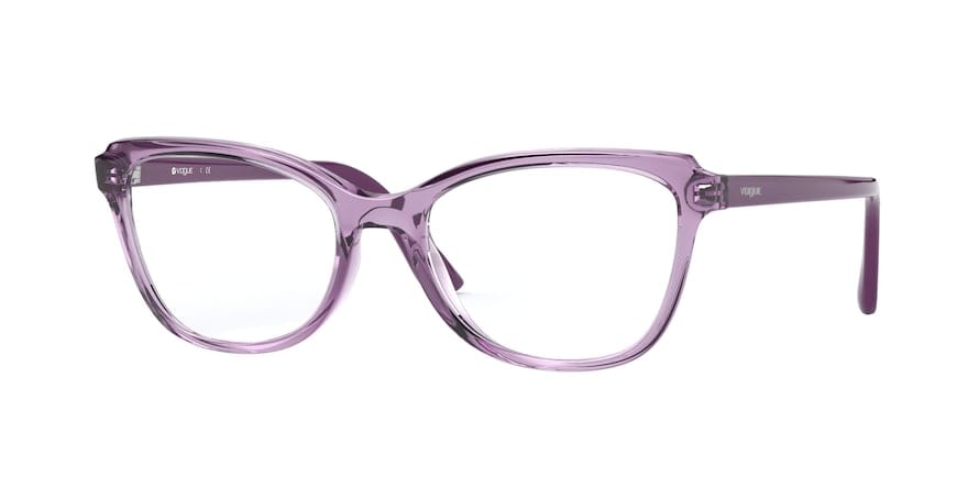 Vogue VO5292F Pillow Eyeglasses  2686-TRANSPARENT VIOLET 54-16-140 - Color Map violet