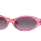 Vogue VO5315S Oval Sunglasses  28048H-TRANSPARENT PINK 53-18-125 - Color Map pink