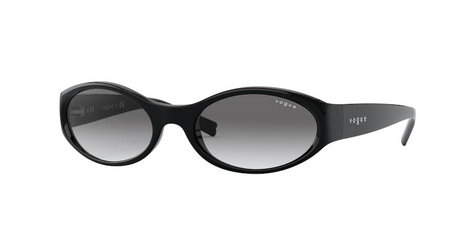 Vogue VO5315S Oval Sunglasses  W44/11-BLACK 53-18-125 - Color Map black