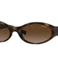 Vogue VO5315S Oval Sunglasses  W65613-DARK HAVANA 53-18-125 - Color Map havana