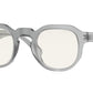 Vogue VO5330S Square Sunglasses  28205X-TRANSPARENT GREY 48-24-145 - Color Map grey