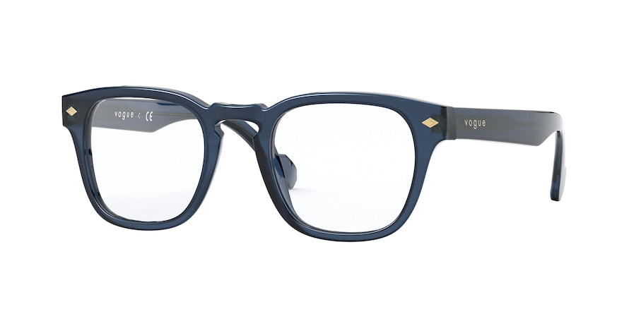 Vogue VO5331 Square Eyeglasses  2760-TRANSPARENT BLUE 47-21-145 - Color Map clear