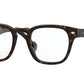 Vogue VO5331 Square Eyeglasses  W656-DARK HAVANA 49-21-145 - Color Map havana