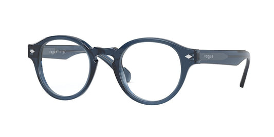 Vogue VO5332 Round Eyeglasses  2760-TRANSPARENT BLUE 46-22-145 - Color Map blue