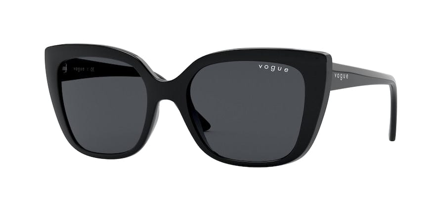 Vogue VO5337SF Square Sunglasses  W44/87-BLACK 54-17-140 - Color Map black