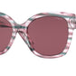 Vogue VO5338S Pillow Sunglasses  286869-STRIPED PURPLE VIOLET 54-19-140 - Color Map pink
