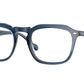 Vogue VO5348 Square Eyeglasses  2760-TRANSPARENT BLUE 51-20-145 - Color Map blue
