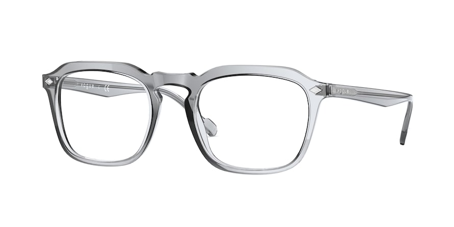 Vogue VO5348 Square Eyeglasses  2820-TRANSPARENT GREY 49-20-145 - Color Map grey