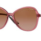 Vogue VO5349S Butterfly Sunglasses  286513-TRANSPARENT PINK 55-16-140 - Color Map pink