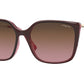 Vogue VO5353S Square Sunglasses  287314-TOP RED ON TRANSPARENT PINK 54-16-140 - Color Map purple/reddish