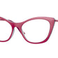 Vogue VO5355 Cat Eye Eyeglasses  2840-TOP FUXIA/VIOLET SERIGRAPHY 51-16-135 - Color Map pink