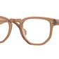 Vogue VO5360 Irregular Eyeglasses  2855-TRANSPARENT CARAMEL 47-22-145 - Color Map light brown