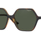 Vogue VO5361SF Irregular Sunglasses  W65671-DARK HAVANA 56-15-140 - Color Map havana