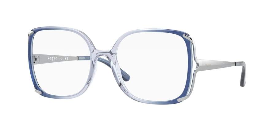 Vogue VO5362 Pillow Eyeglasses  2877-TRANSPARENT BLUE GRADIENT 54-18-140 - Color Map blue