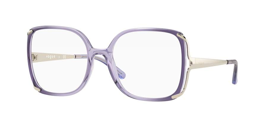 Vogue VO5362 Pillow Eyeglasses  2880-TRANSPARENT PURPLE GRADIENT 54-18-140 - Color Map violet