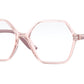 Vogue VO5363 Irregular Eyeglasses  2828-TRANSPARENT PINK 53-16-140 - Color Map pink