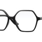 Vogue VO5363 Irregular Eyeglasses  W44-BLACK 53-16-140 - Color Map black