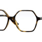 Vogue VO5363 Irregular Eyeglasses  W656-DARK HAVANA 53-16-140 - Color Map havana