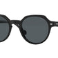 Vogue VO5370S Phantos Sunglasses  W44/87-BLACK 48-21-145 - Color Map black