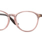Vogue VO5372F Phantos Eyeglasses  2828-BROWN TRANSPARENT 53-18-140 - Color Map light brown