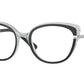 Vogue VO5383B Butterfly Eyeglasses  2928-TOP BLACK/TRANSPARENT GREY 52-18-135 - Color Map grey