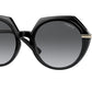 Vogue VO5384SB Irregular Sunglasses  W44/11-BLACK 53-19-135 - Color Map black