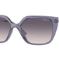 Vogue VO5386S Rectangle Sunglasses  292636-TRANSPARENT VIOLET 54-17-140 - Color Map violet