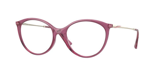 Vogue VO5387F Oval Eyeglasses  2798-TRANSPARENT PURPLE 53-17-140 - Color Map purple/reddish