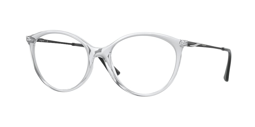Vogue VO5387F Oval Eyeglasses  W745-TRANSPARENT 53-17-140 - Color Map clear