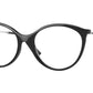 Vogue VO5387 Oval Eyeglasses  W44-BLACK 53-17-140 - Color Map black