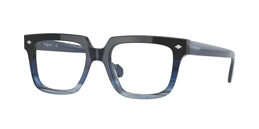 Vogue VO5403 Rectangle Eyeglasses  2971-GRADIENT BLUE 50-18-145 - Color Map blue