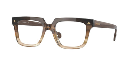 Vogue VO5403 Rectangle Eyeglasses  2972-GRADIENT BROWN 50-18-145 - Color Map brown