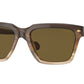 Vogue VO5404S Rectangle Sunglasses  297273-GRADIENT BROWN 54-18-145 - Color Map brown